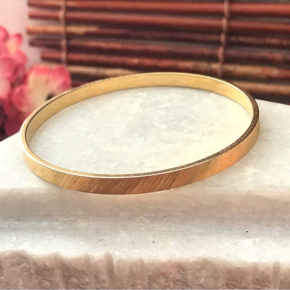 Monet Gold Tone Bangle Bracelet